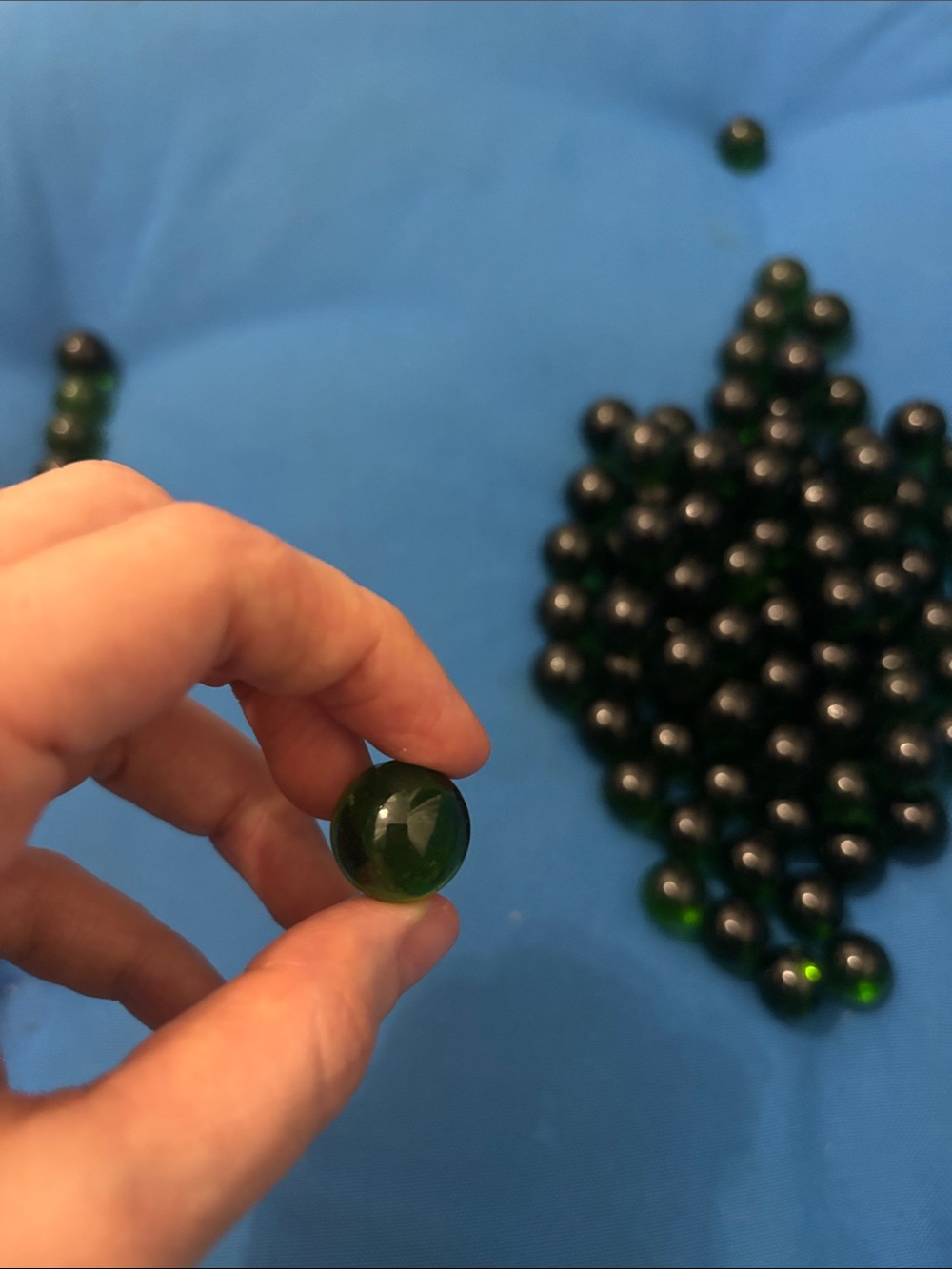 Marbles See Through Colored Dark/Light Green NWOTS - Picture 6 of 8